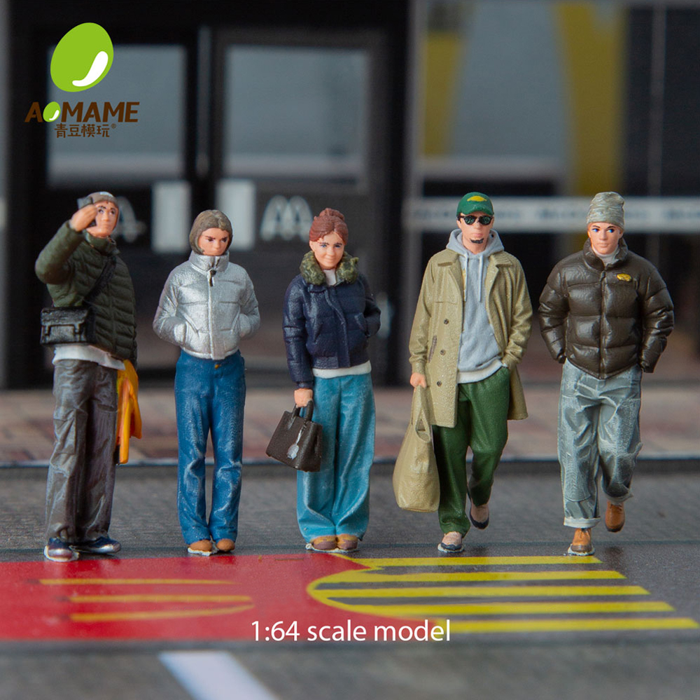 Model Kit Car - Kicarmod 1/64 Winter Streetwear Set- High