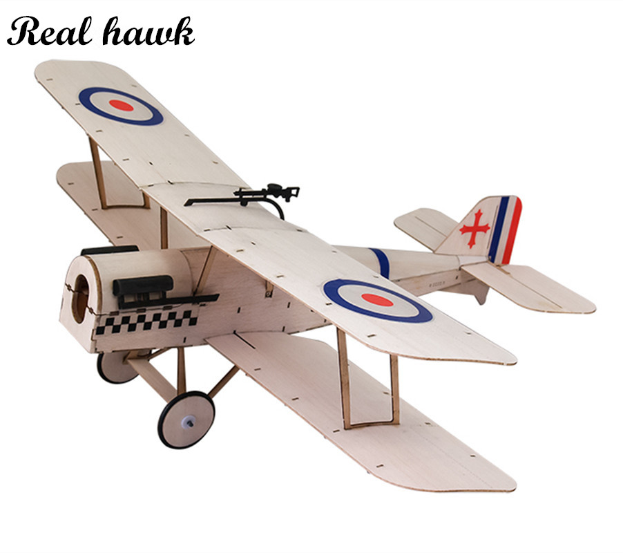Model Kit Wood - Sopwith-SE5A 378mm Balsa Biplane Laser-Cut RC