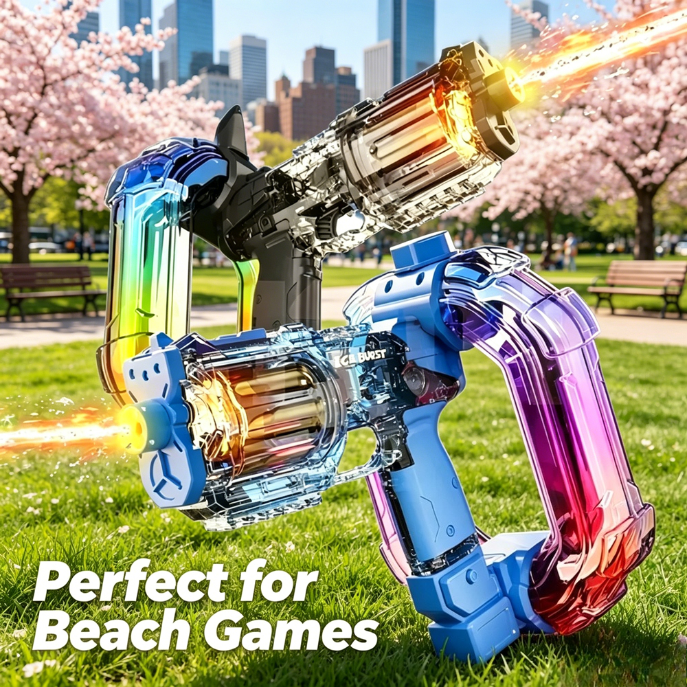 Model Kit Revolver - Electric Revolver Water Gun Colorful Light