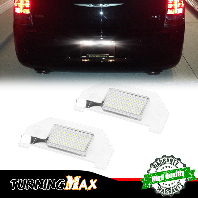 Model Kit Dodge Charger - Car LED License Plate Number Lights