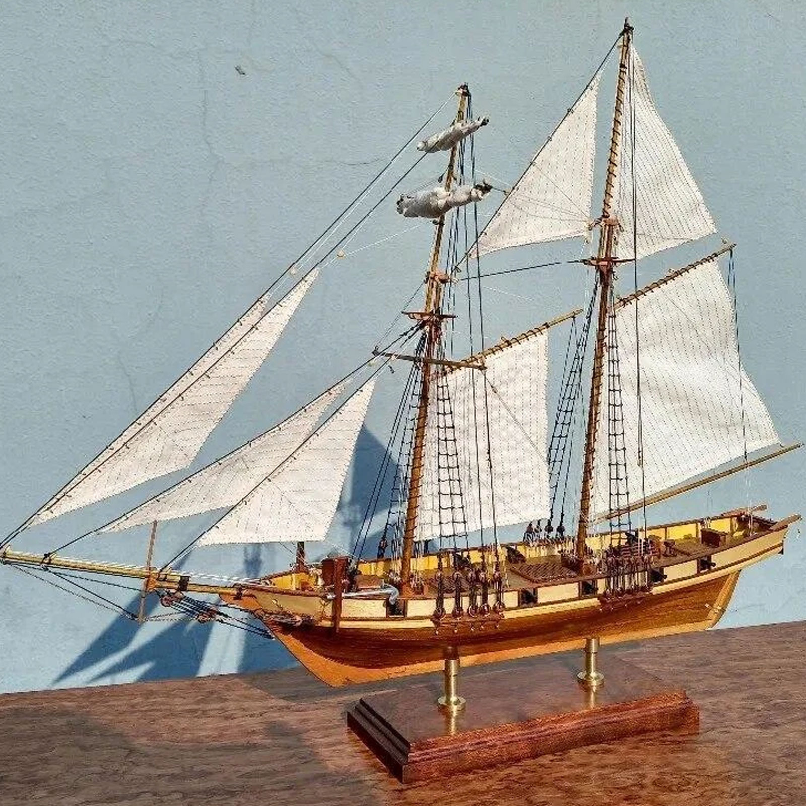 Model Kit Wood - 【Halcon Sailboat Wooden Model Kit】DIY 3D