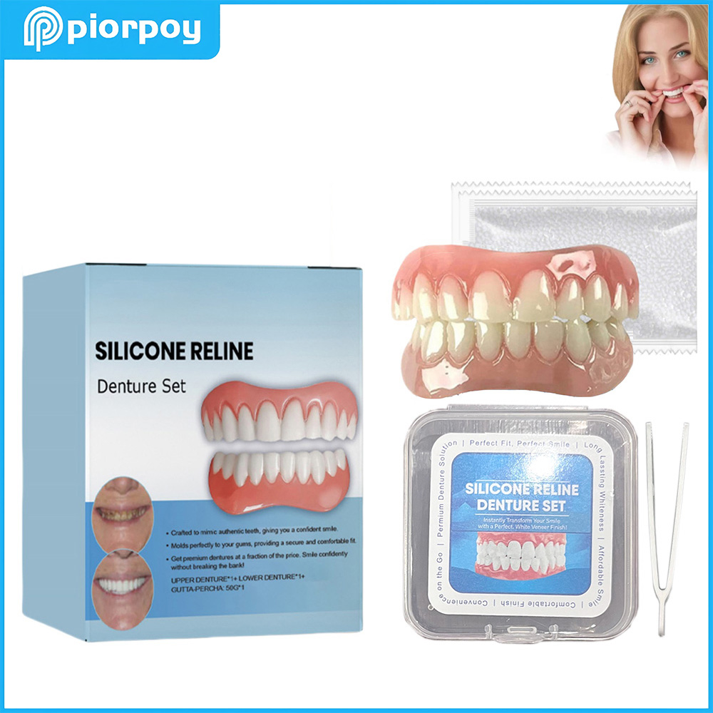 Model Kit Tweezers - new1Pair Denture Silicone Kit Adjustable Snap-in