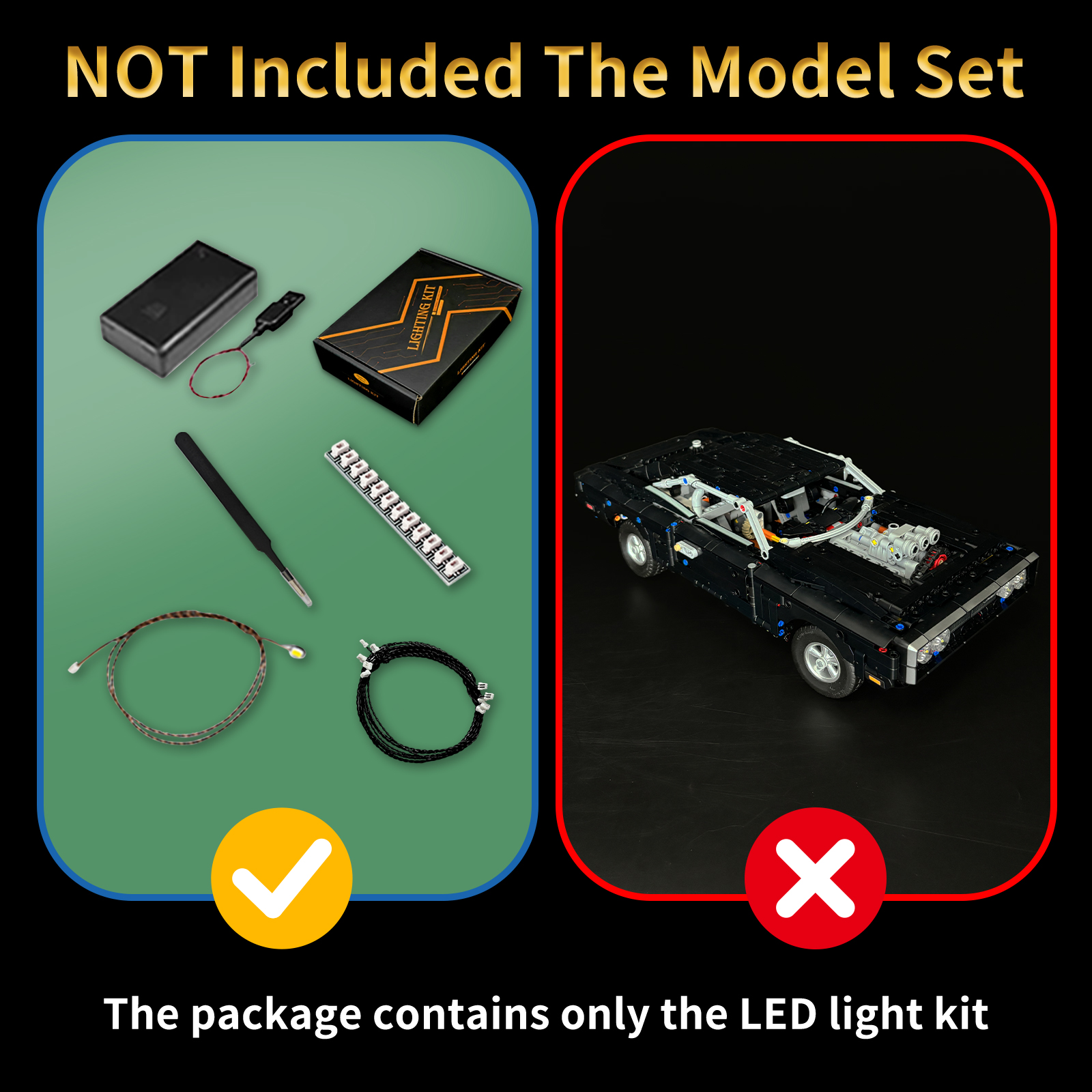 LYBMTWF LED Lighting Kit Compa - Model Kit Dodge Charger incelemesi ve fiyatı