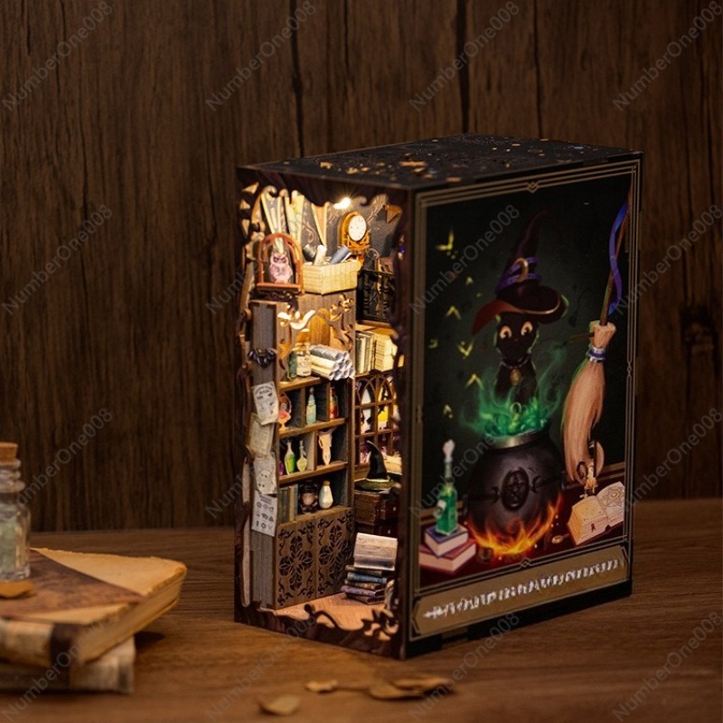 Wooden Bookstore Model DIY, 3D - Model Kit Wood incelemesi ve fiyatı