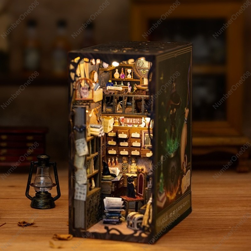 Wooden Bookstore Model DIY, 3D - Model Kit Wood incelemesi ve fiyatı