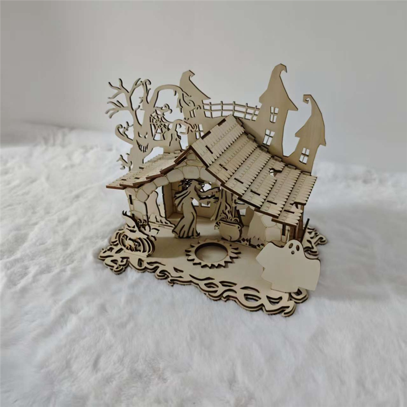 YHOLI-For Halloween Holiday De - Model Kit Wood incelemesi ve fiyatı