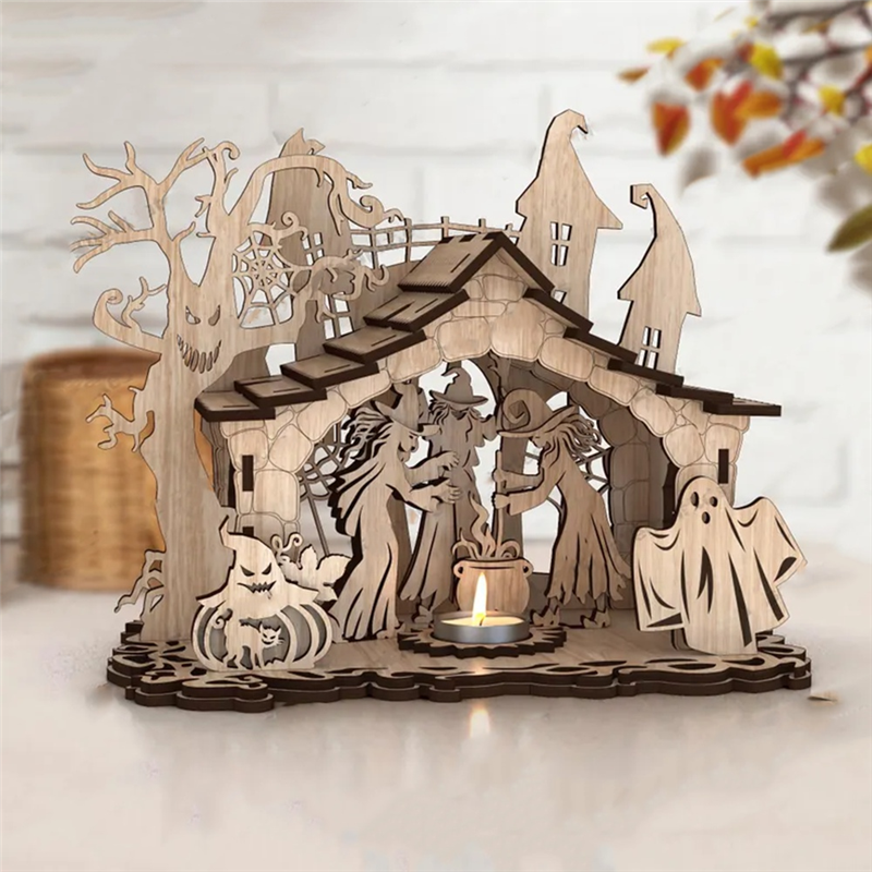 YHOLI-For Halloween Holiday De - Model Kit Wood incelemesi ve fiyatı