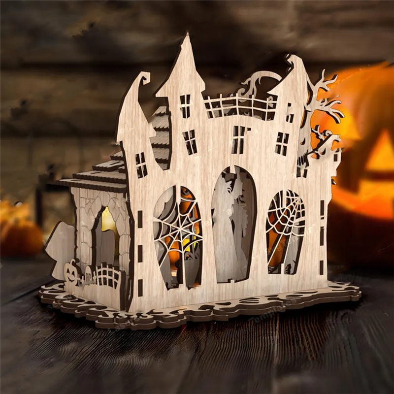 YHOLI-For Halloween Holiday De - Model Kit Wood incelemesi ve fiyatı