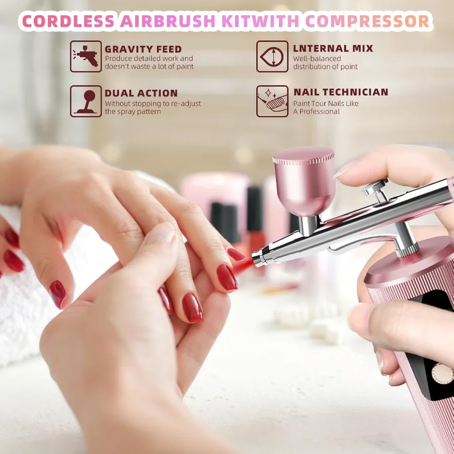 Airbrush Kit with Compressor 4 - Airbrush Compressor Kit incelemesi ve fiyatı