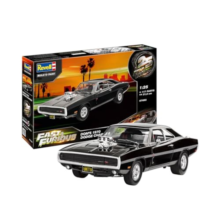 Fast and Furious Dom's 1970 Do - Model Kit Dodge Charger incelemesi ve fiyatı