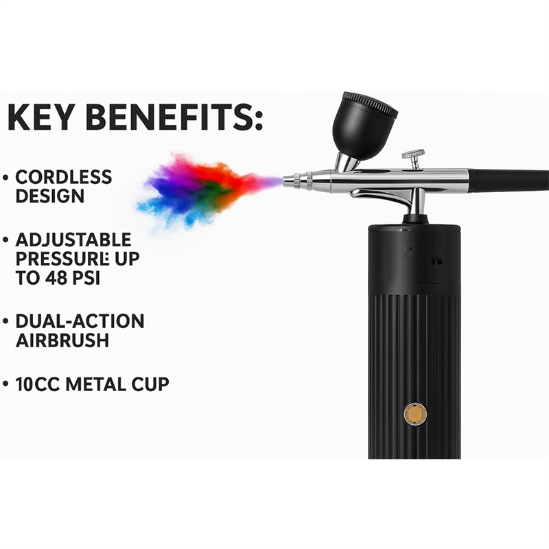 MOPHE-Cordless Airbrush Set, R - Airbrush Compressor Kit incelemesi ve fiyatı
