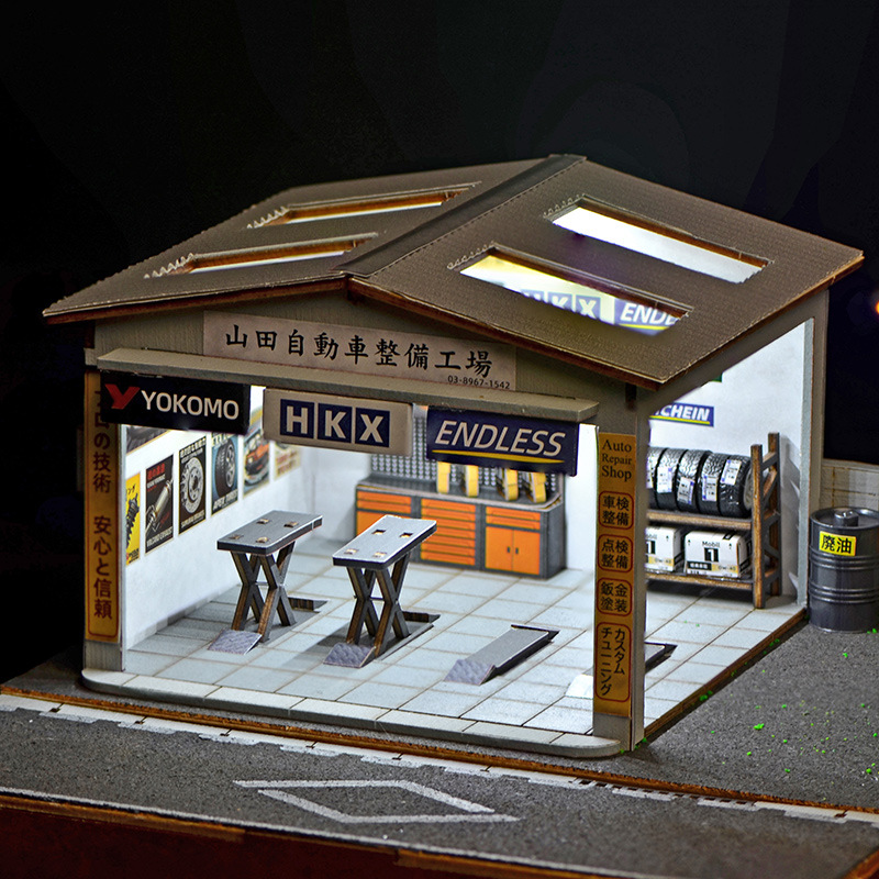 1:64 Scale DIY Auto Repair Sho - Model Kit Car incelemesi ve fiyatı