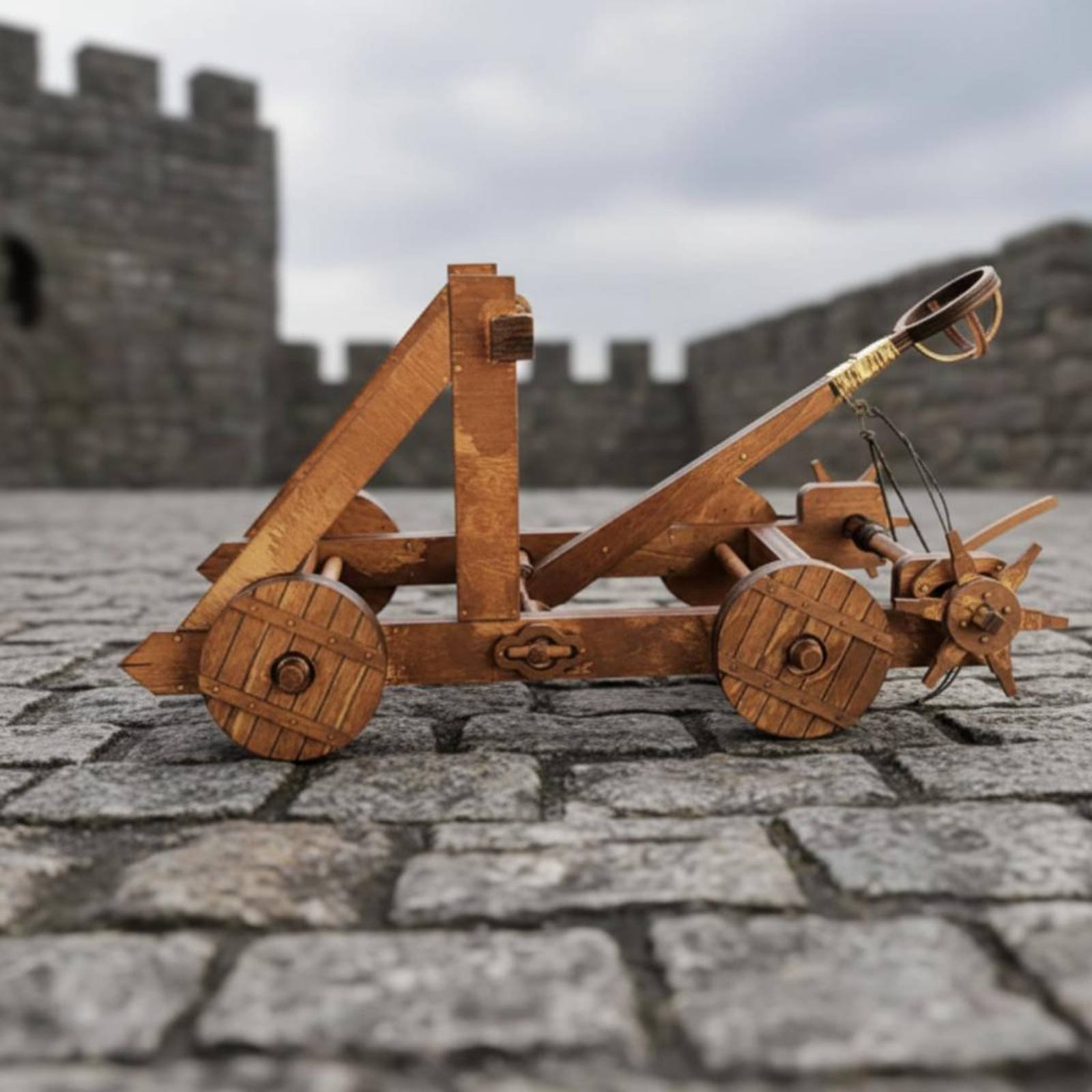 Twisting Siege Engine Assembly - Model Kit Wood incelemesi ve fiyatı