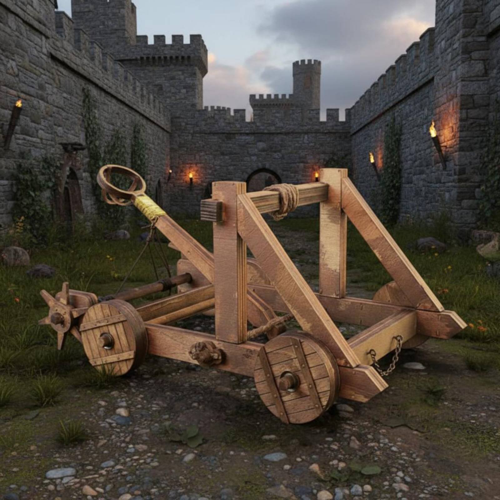 Twisting Siege Engine Assembly - Model Kit Wood incelemesi ve fiyatı