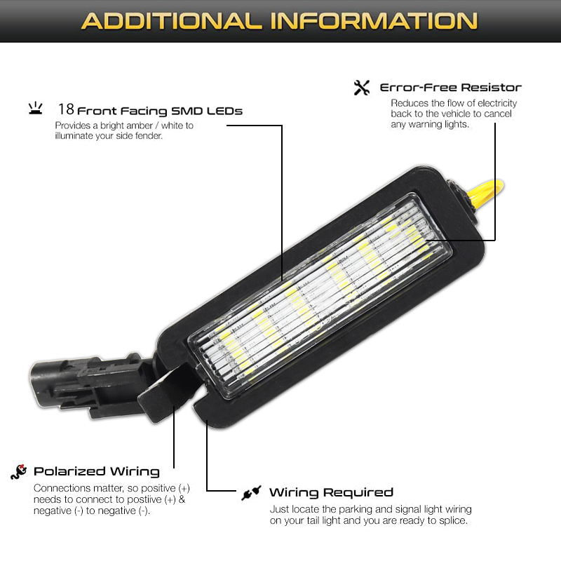 LED License Plate Tag Light La - Model Kit Dodge Charger incelemesi ve fiyatı