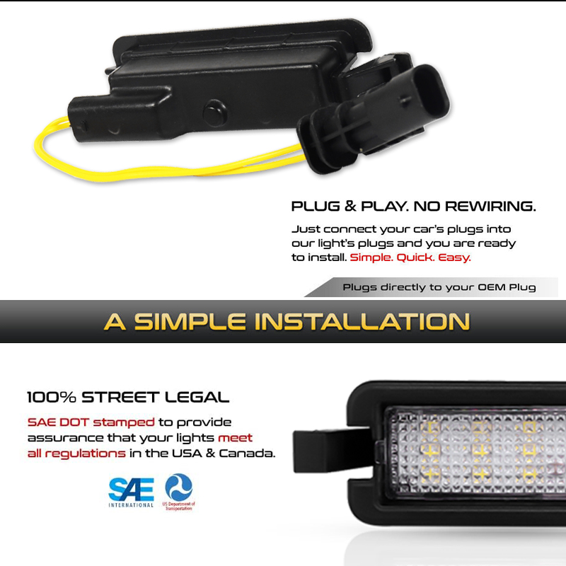 LED License Plate Tag Light La - Model Kit Dodge Charger incelemesi ve fiyatı