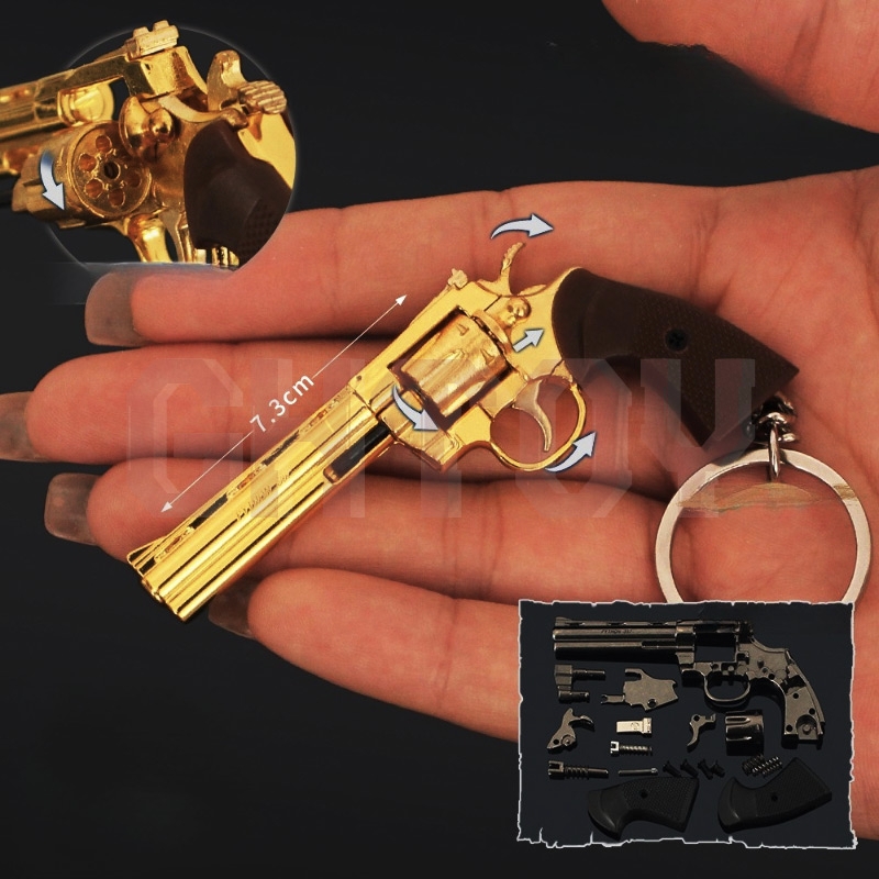 7.3cm/2.87in Mini Alloy Small  - Model Kit Revolver incelemesi ve fiyatı