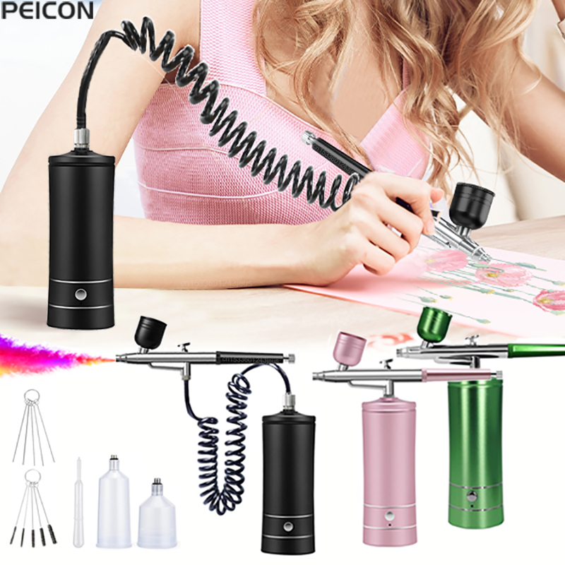 Airbrush Painting Airbrush wit - Airbrush Compressor Kit incelemesi ve fiyatı