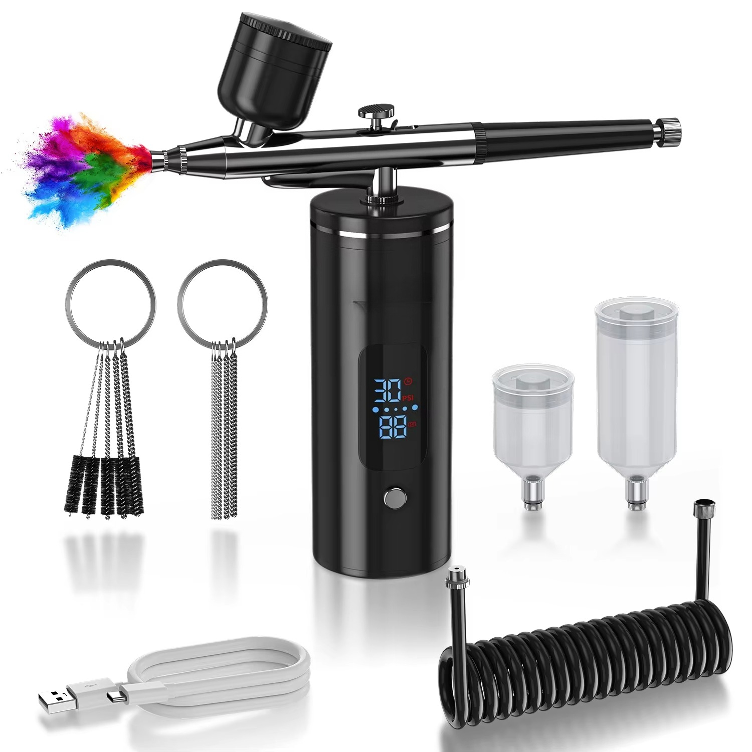 Rechargeable Cordless Airbrush - Airbrush Compressor Kit incelemesi ve fiyatı