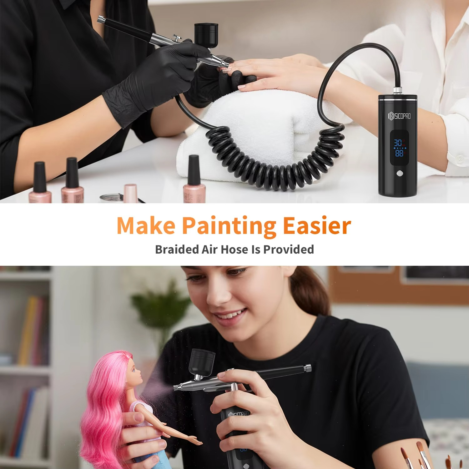 Rechargeable Cordless Airbrush - Airbrush Compressor Kit incelemesi ve fiyatı