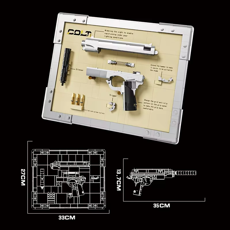 Mechanical Revolver Model Buil - Model Kit Revolver incelemesi ve fiyatı
