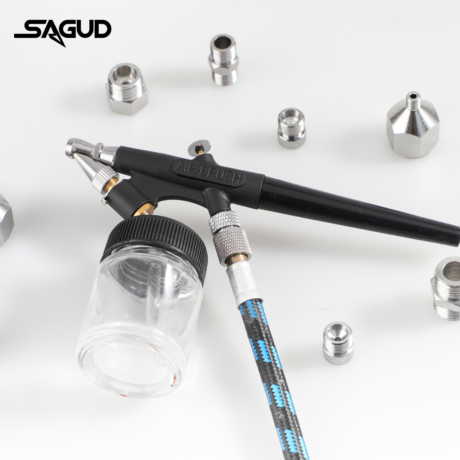 SAUGD 9PCS/Set Airbrush Adapto - Airbrush Compressor Kit incelemesi ve fiyatı