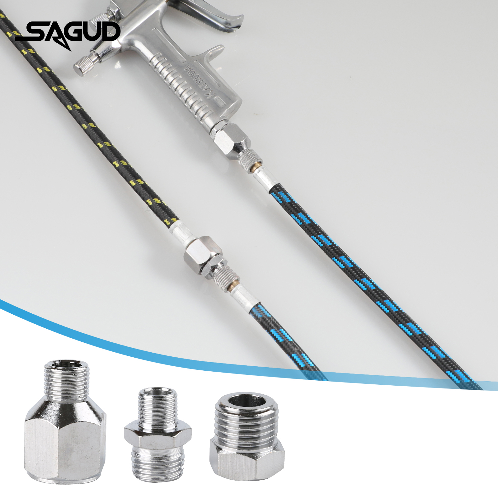 SAUGD 9PCS/Set Airbrush Adapto - Airbrush Compressor Kit incelemesi ve fiyatı