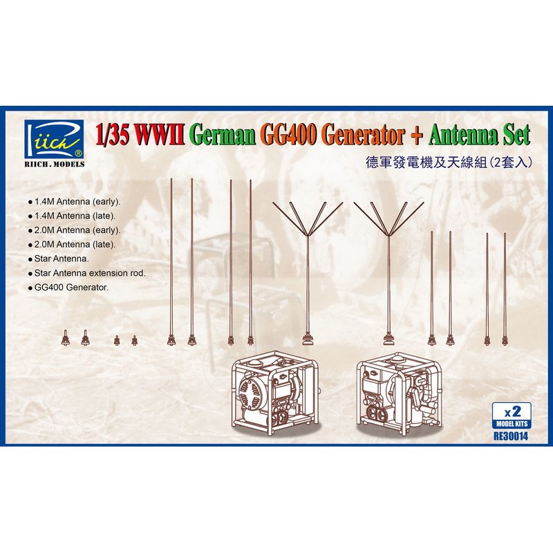 Riich Models RE30014 1/35 GG40 - Model Kit Ww2 incelemesi ve fiyatı
