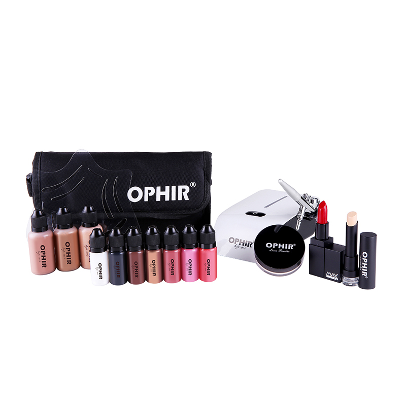 OPHIR Pro Makeup Set 0.3mm Air - Airbrush Compressor Kit incelemesi ve fiyatı