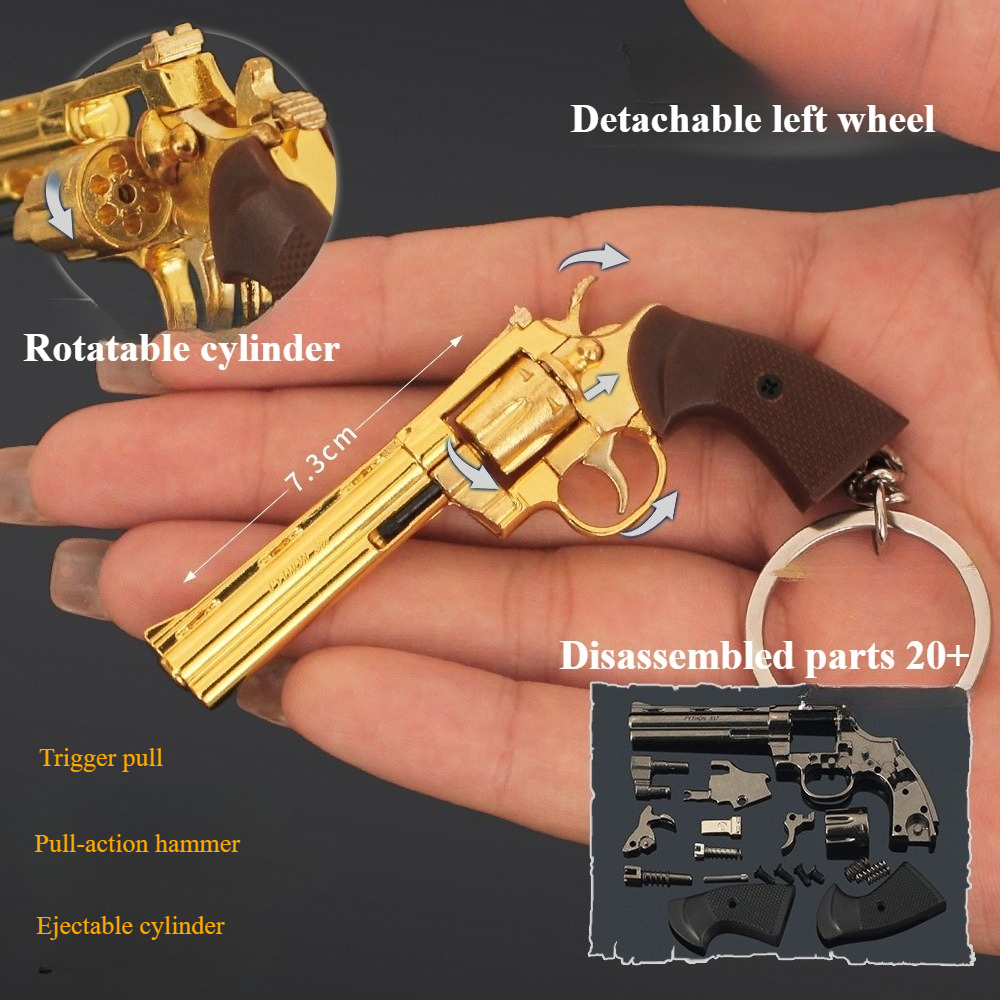 1:3 Detachable Mini Metal Gun  - Model Kit Revolver incelemesi ve fiyatı