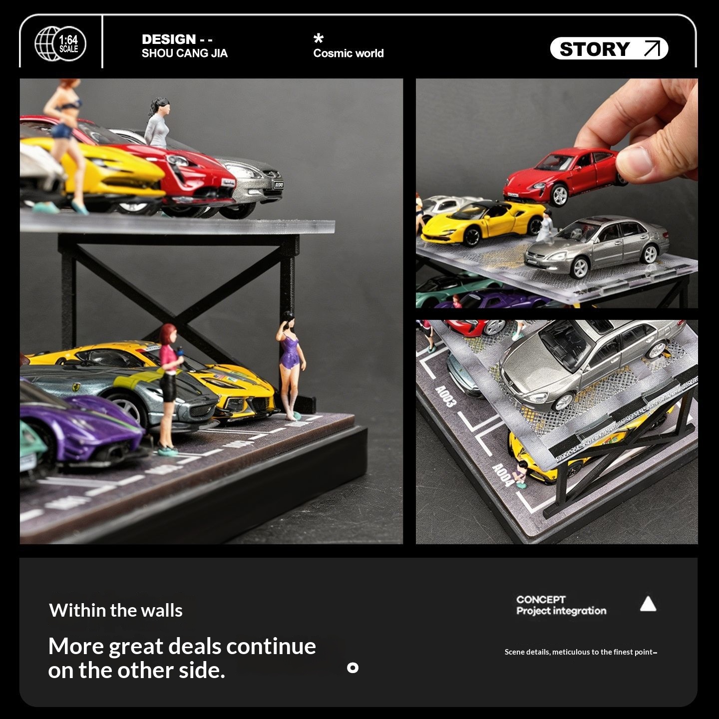 Collector 1:64 Scale Two-Story - Model Kit Display incelemesi ve fiyatı