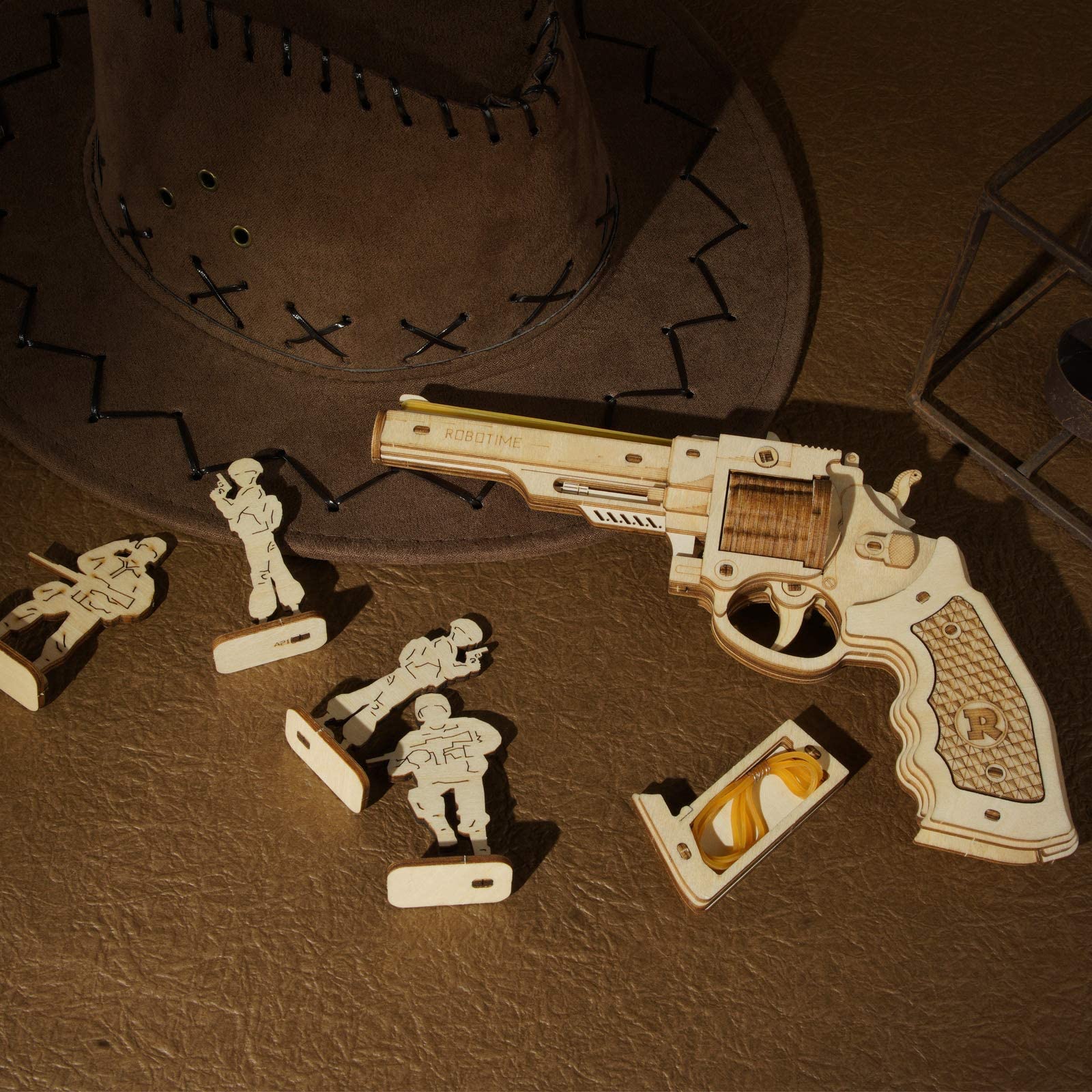 Robotime Rokr DIY Revolver,Sca - Model Kit Revolver incelemesi ve fiyatı