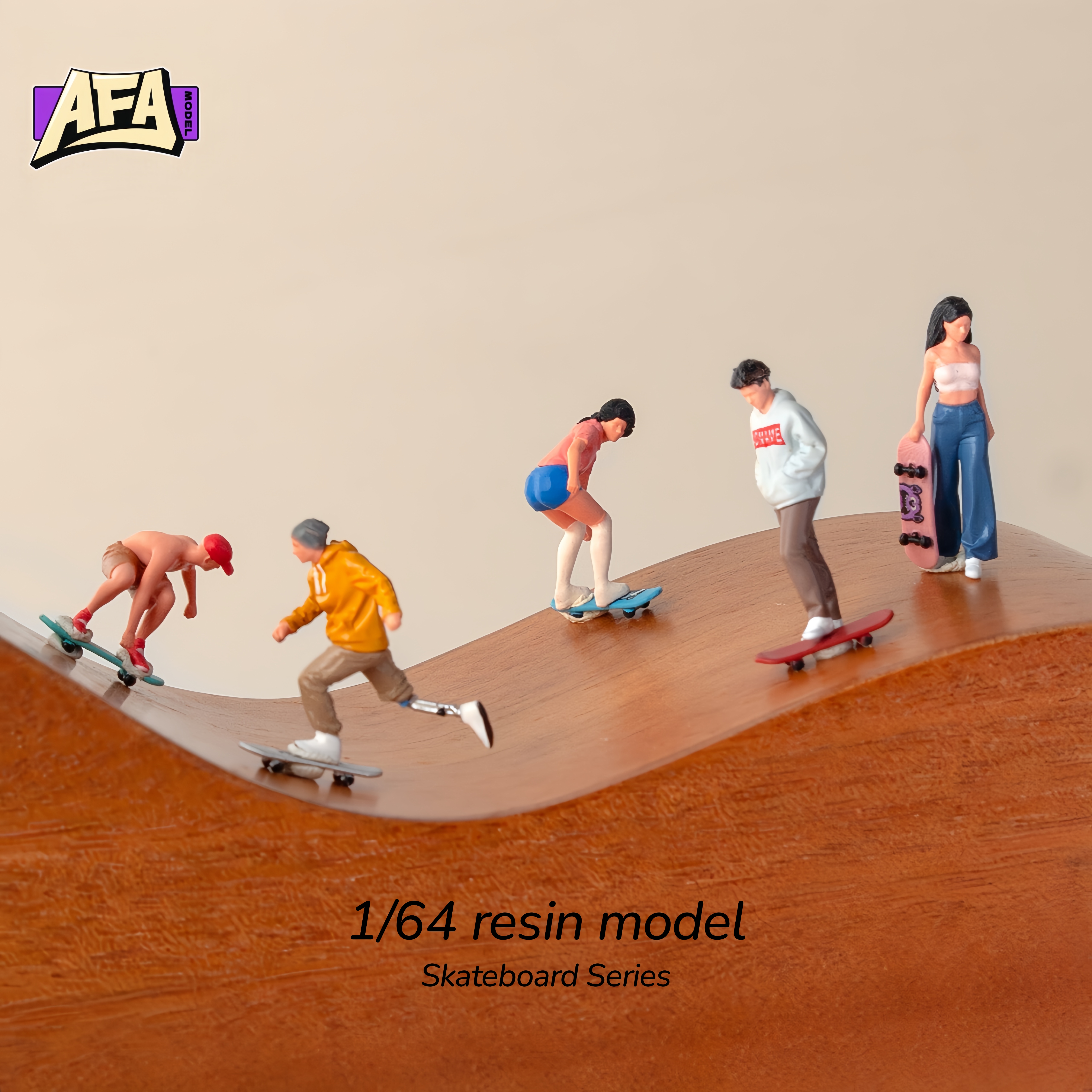 1 64 resin diorama skate Minia - Model Kit Display incelemesi ve fiyatı