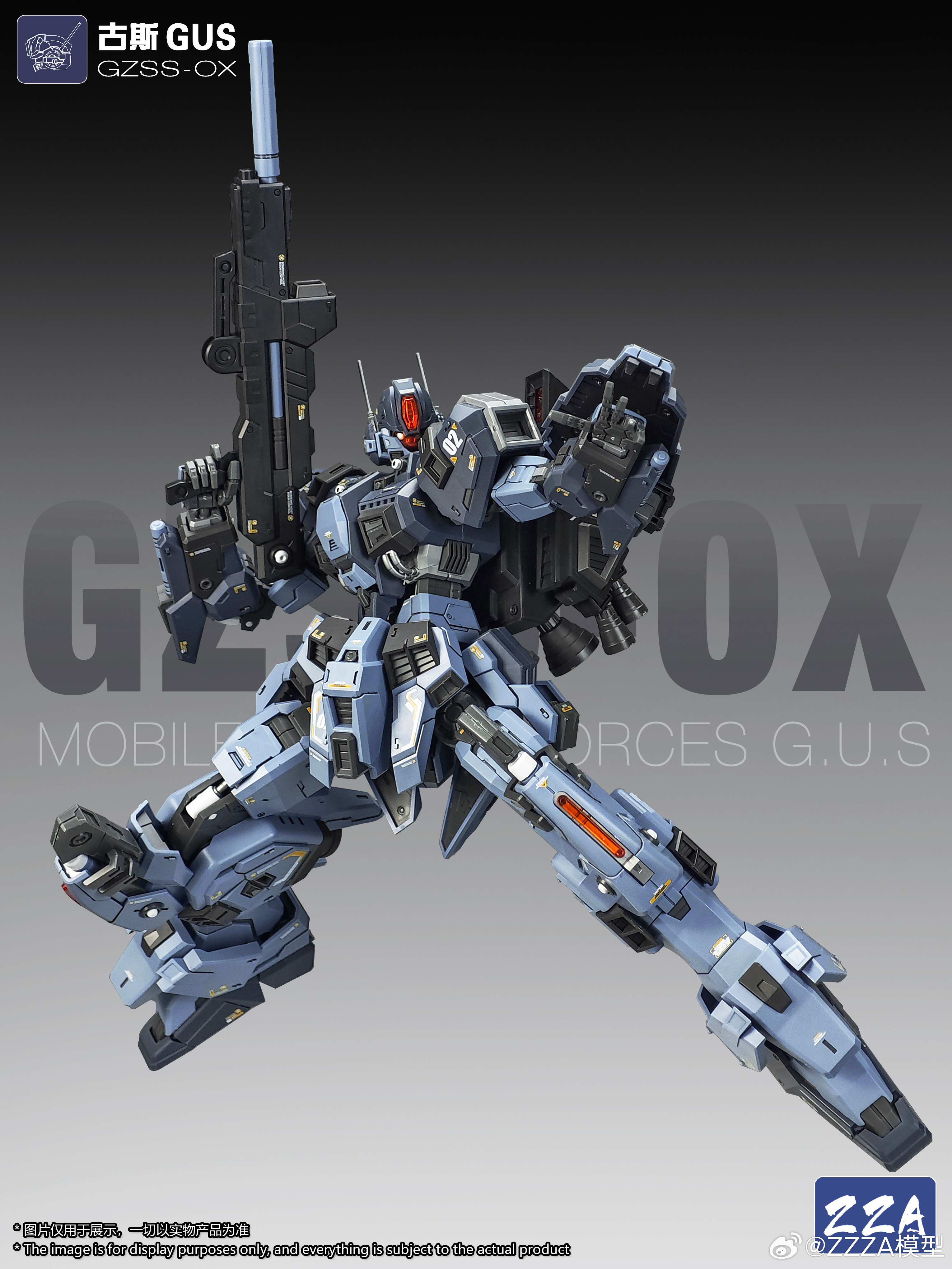 ZZA GUS 1/100 MG GZSS-OX Plast - Model Kit Zza incelemesi ve fiyatı