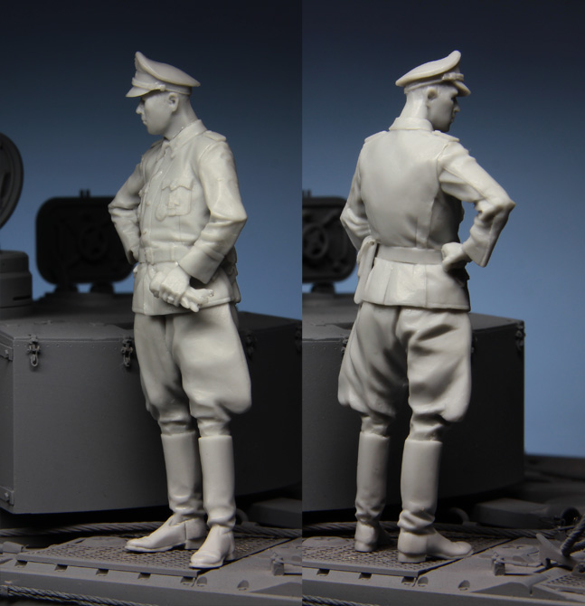 1:35 Resin kit  officer in Kur - Model Kit Ww2 incelemesi ve fiyatı