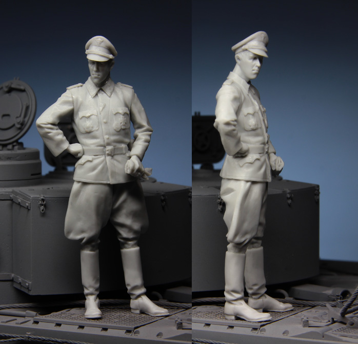 1:35 Resin kit  officer in Kur - Model Kit Ww2 incelemesi ve fiyatı