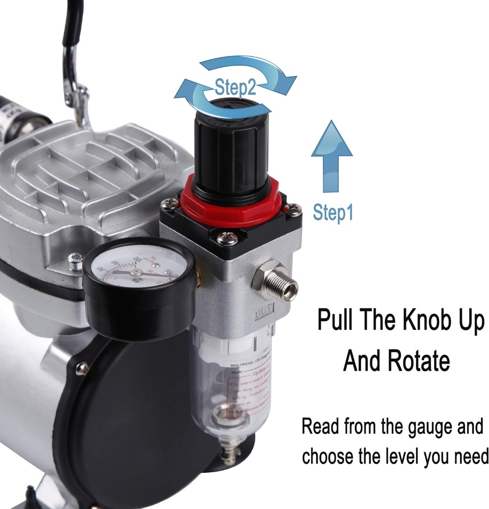 Airbrush Kit with Compressor A - Airbrush Compressor Kit incelemesi ve fiyatı