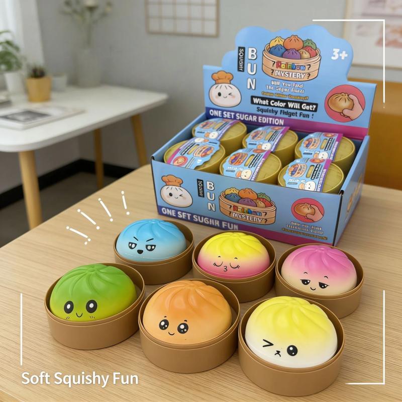 1-2Pack Colorful Squishy Blind - Model Kit Display incelemesi ve fiyatı