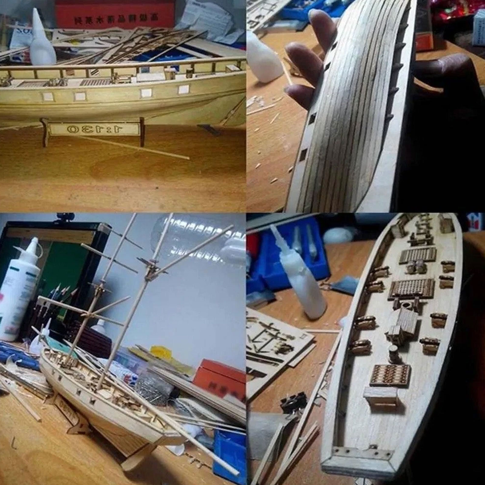 【Halcon Sailboat Wooden Model  - Model Kit Wood incelemesi ve fiyatı