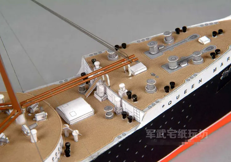 1:400 Scale British Royal Mail - Model Kit Queen Mary incelemesi ve fiyatı