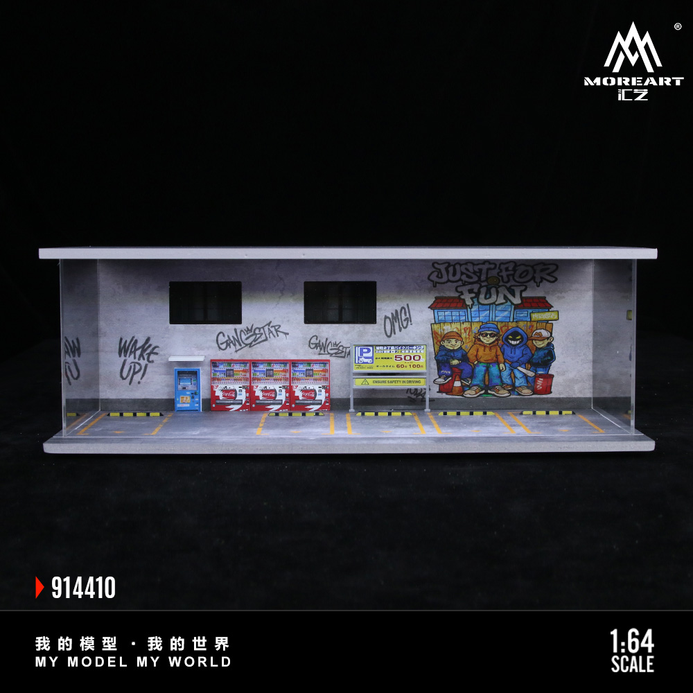 More Art 1:64 Art graffiti Wal - Model Kit Display incelemesi ve fiyatı