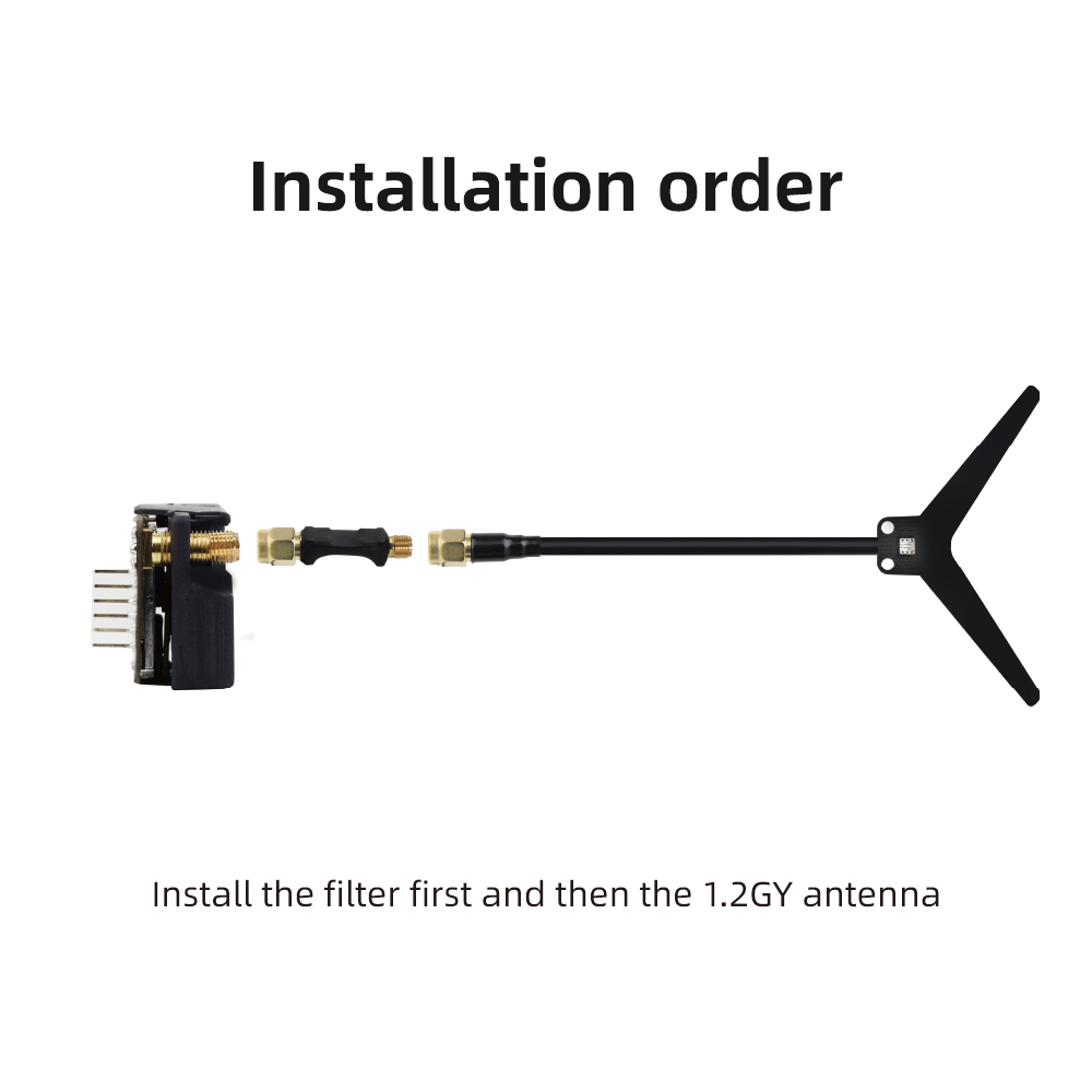 HGLRC 1.2G VRX Receiver Kit 8C - Model Kit Zeus incelemesi ve fiyatı