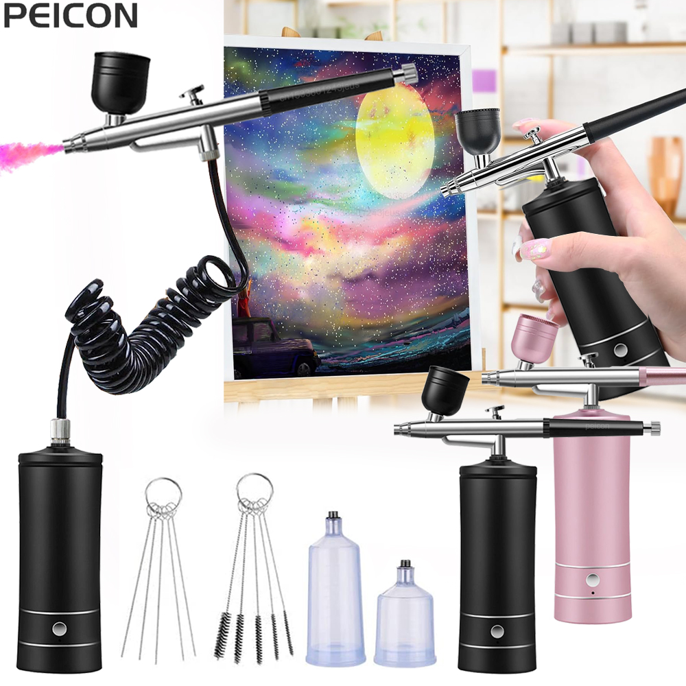 Airbrush Painting Airbrush wit - Airbrush Compressor Kit incelemesi ve fiyatı