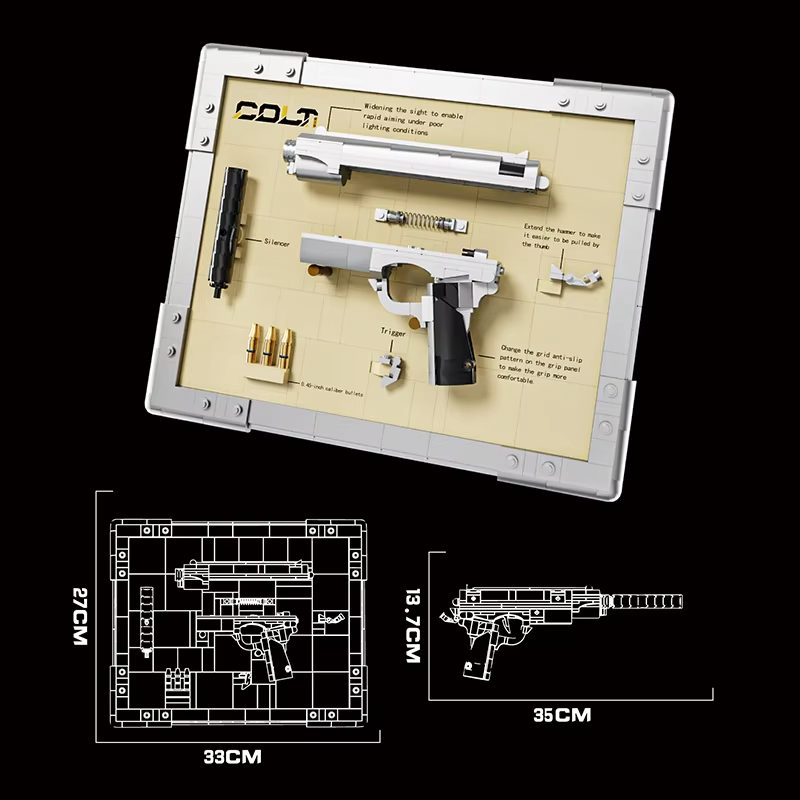 Mechanical Revolver Model Buil - Model Kit Revolver incelemesi ve fiyatı
