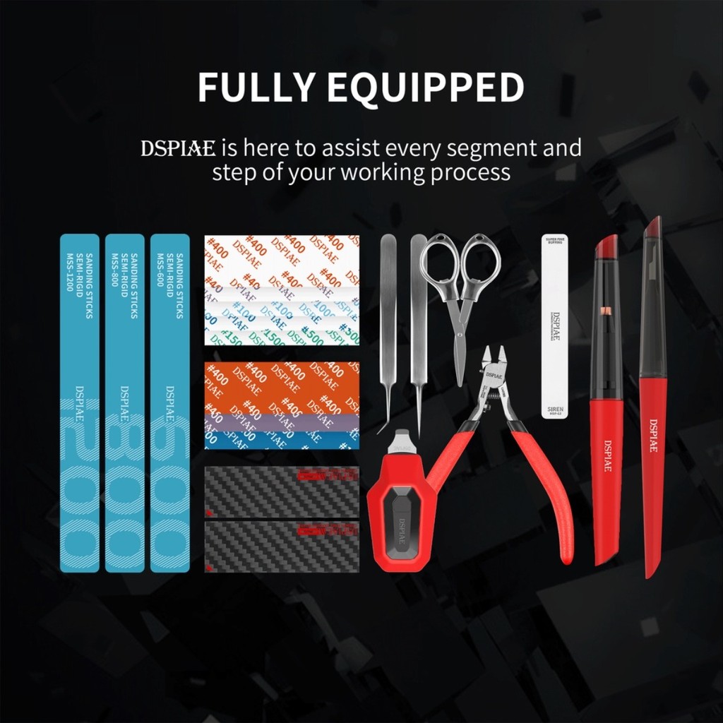 DSPIAE TC-S01 Departure Tool C - Model Kit Tweezers incelemesi ve fiyatı